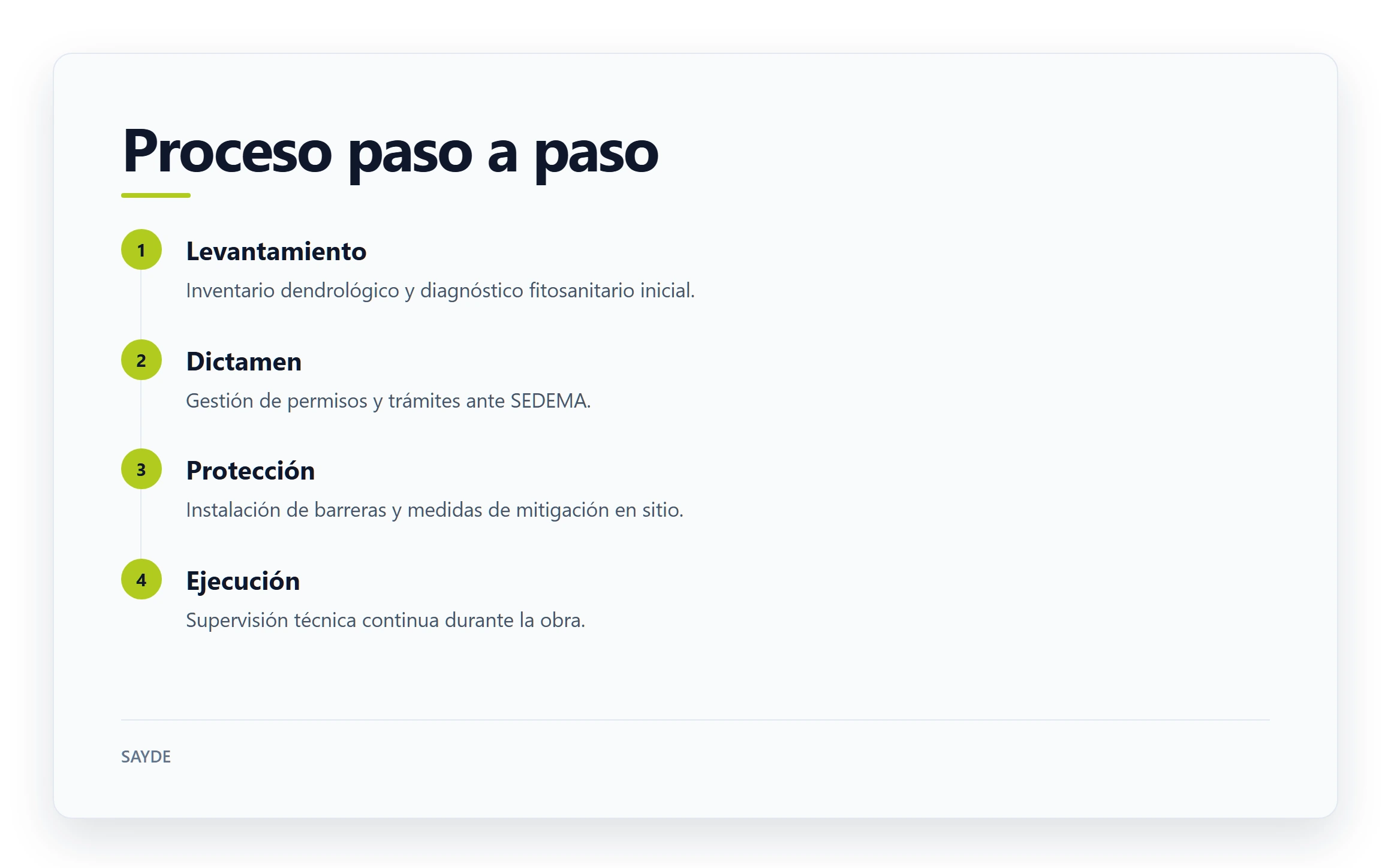 Proceso paso a paso